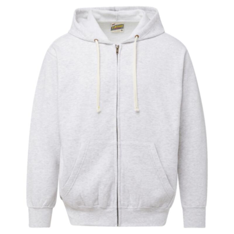 Unisex Vintage Fleece Full-Zip Hooded Sweatshirt Thumbnail