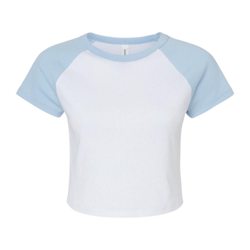 Ladies' Micro Ribbed Raglan Baby T-Shirt Thumbnail