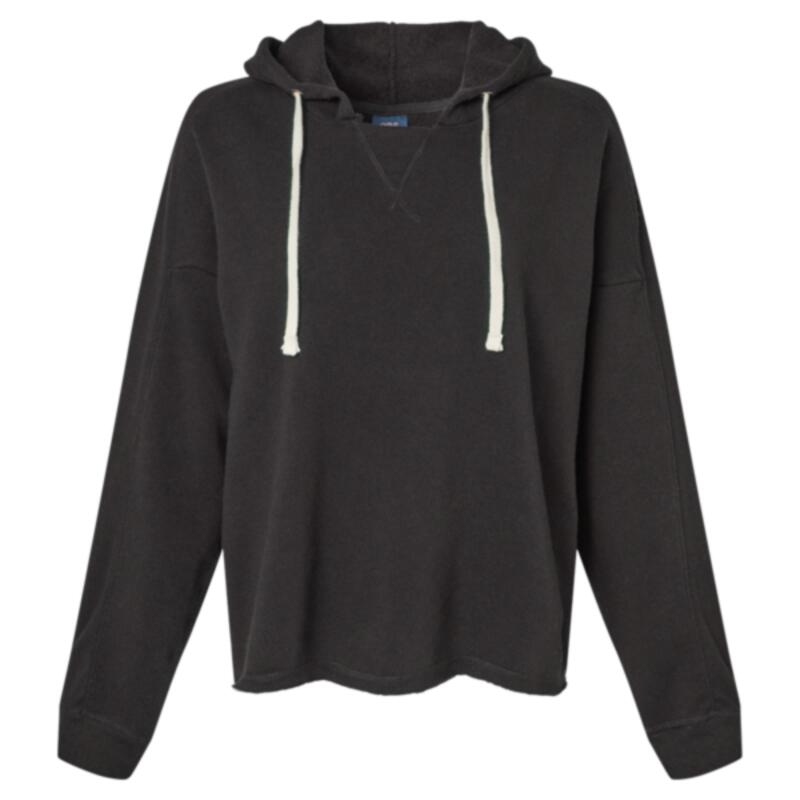 Women's Angel Fleece Crop Hooded Sweatshirt Thumbnail