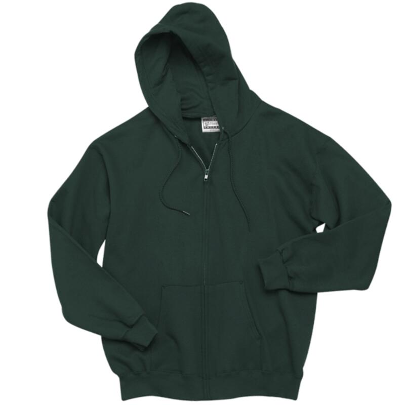 Youth EcoSmart® Full-Zip Hooded Sweatshirt Thumbnail