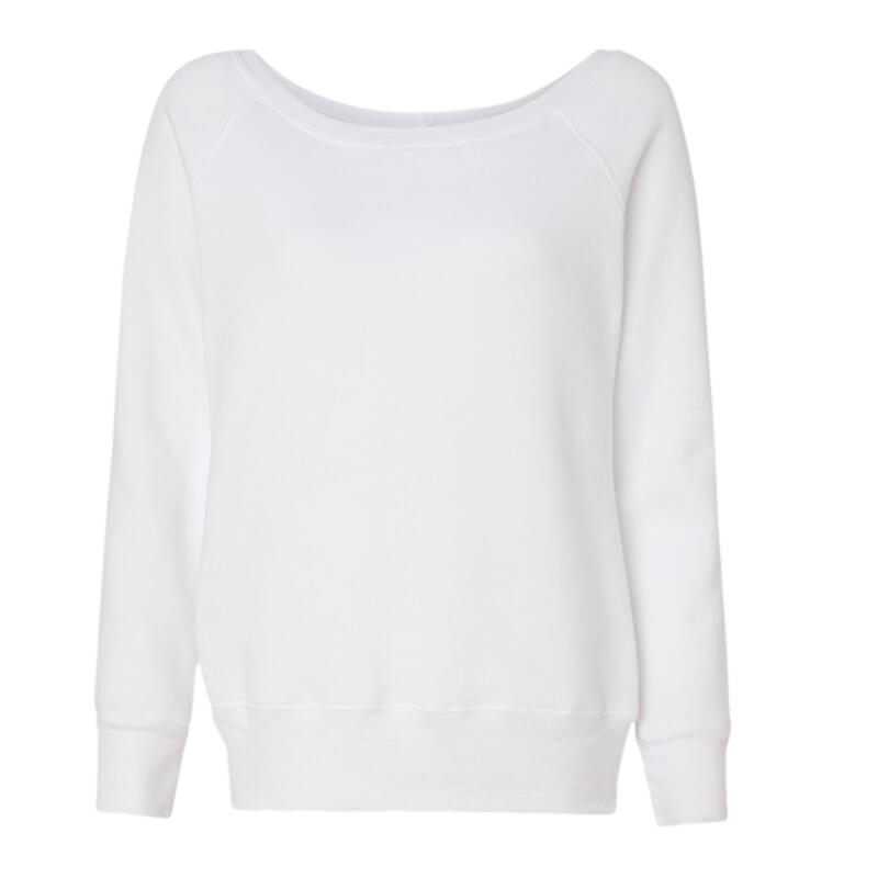 Ladies' Sponge Fleece Wide Neck Sweatshirt Thumbnail