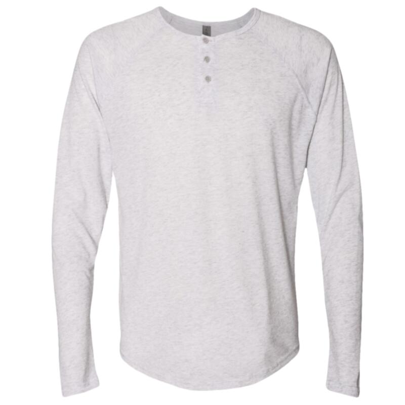 Men's Triblend Henley T-Shirt Thumbnail