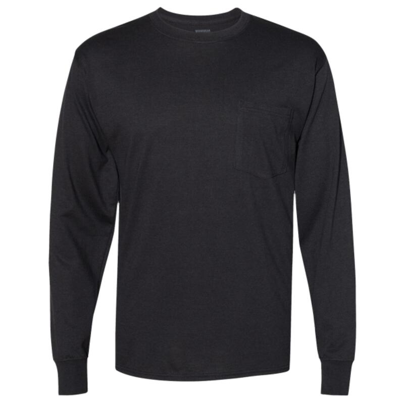 Unisex Workwear Long Sleeve Pocket T-Shirt Thumbnail