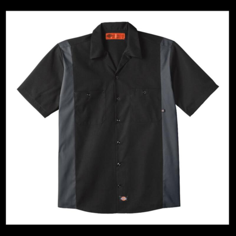 Men's Tall Industrial Colorblocked Short Sleeve Shirt Thumbnail