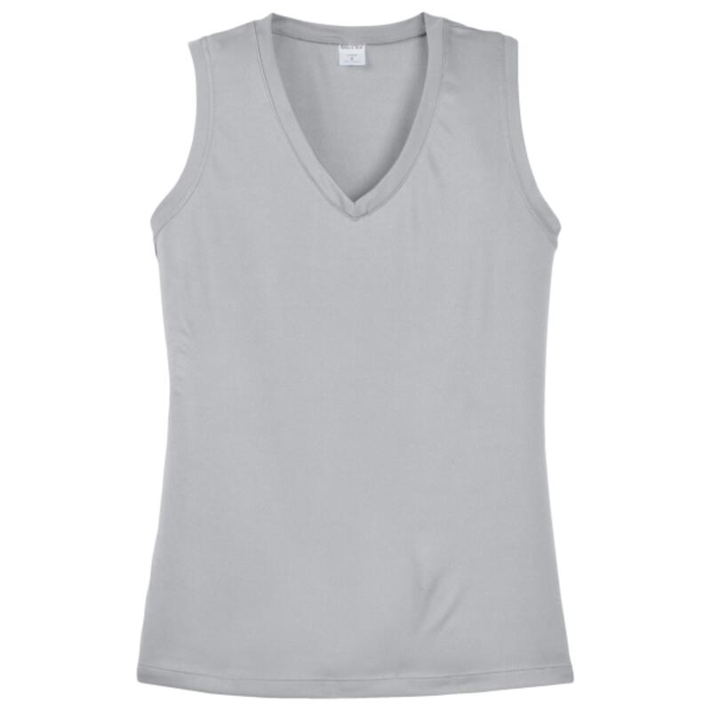 Ladies Sleeveless PosiCharge ® Competitor V Neck Tee Thumbnail