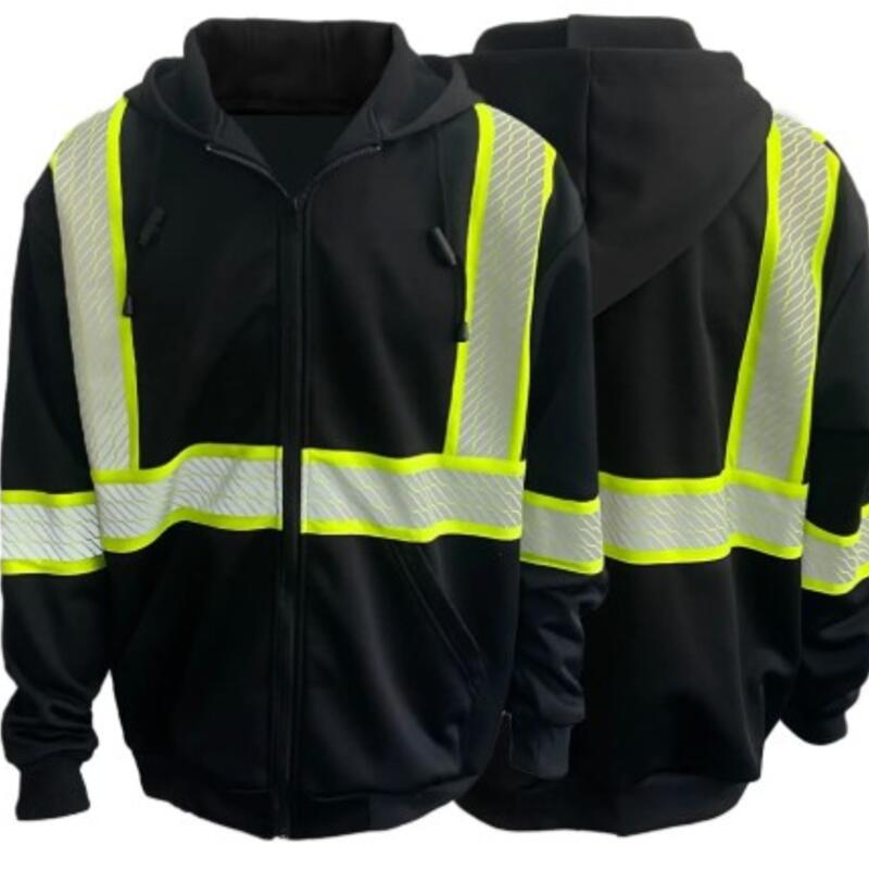 Mr W Reflective Hooded Sweater  Thumbnail